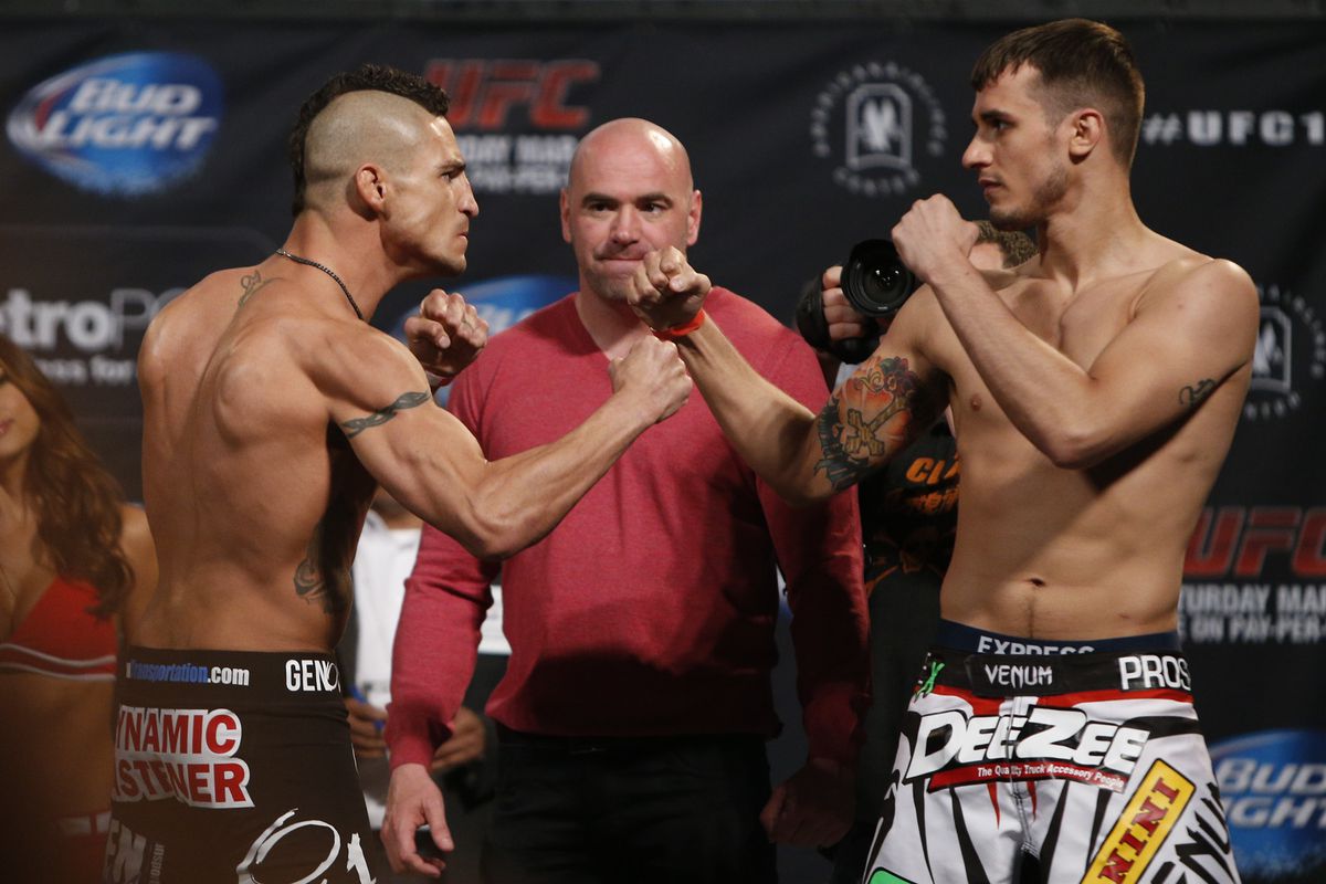 Diego Sanchez will try to hand Miles Jury his first career loss at UFC 171 on Saturday night.