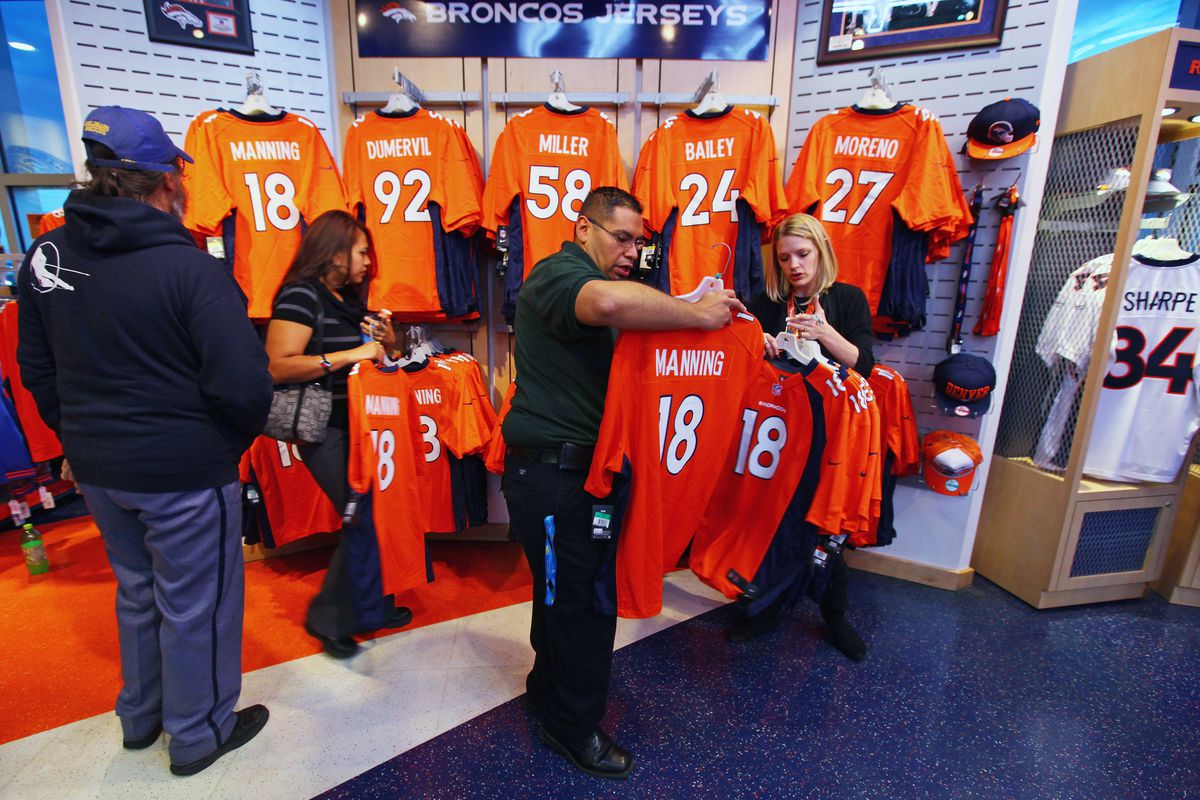Denver Broncos Team Store Debuts New Nike Team Jerseys