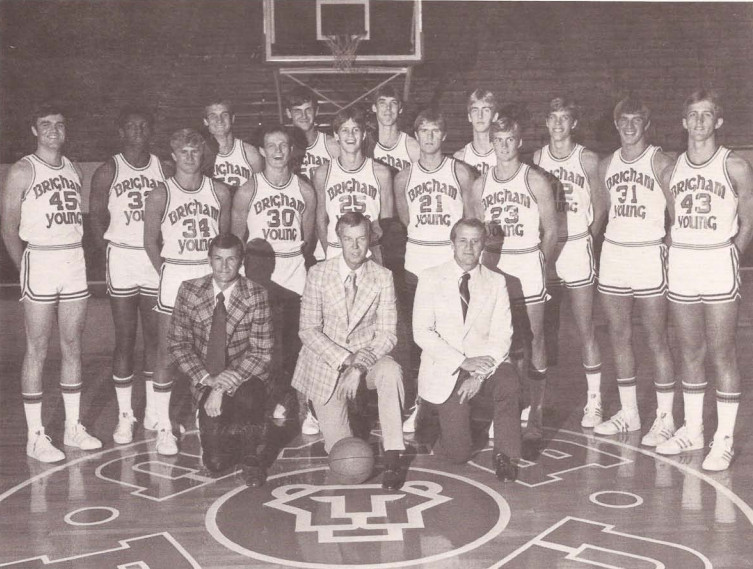 1977-78 BYU Hoops team picture