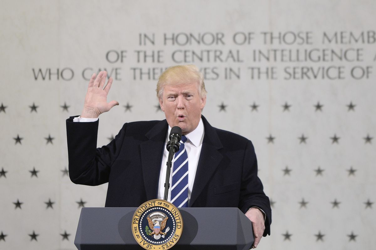President Trump Speaks At CIA Headquarters