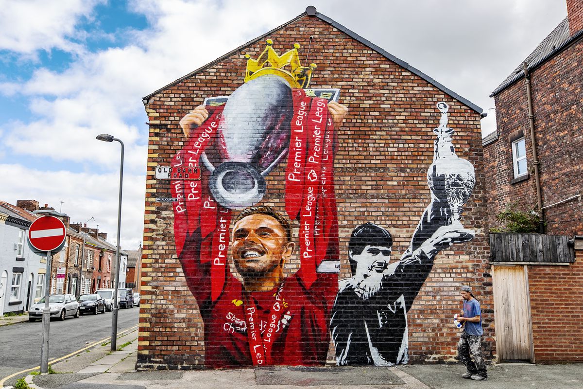 Liverpool Champions Mural - Old Barn Road