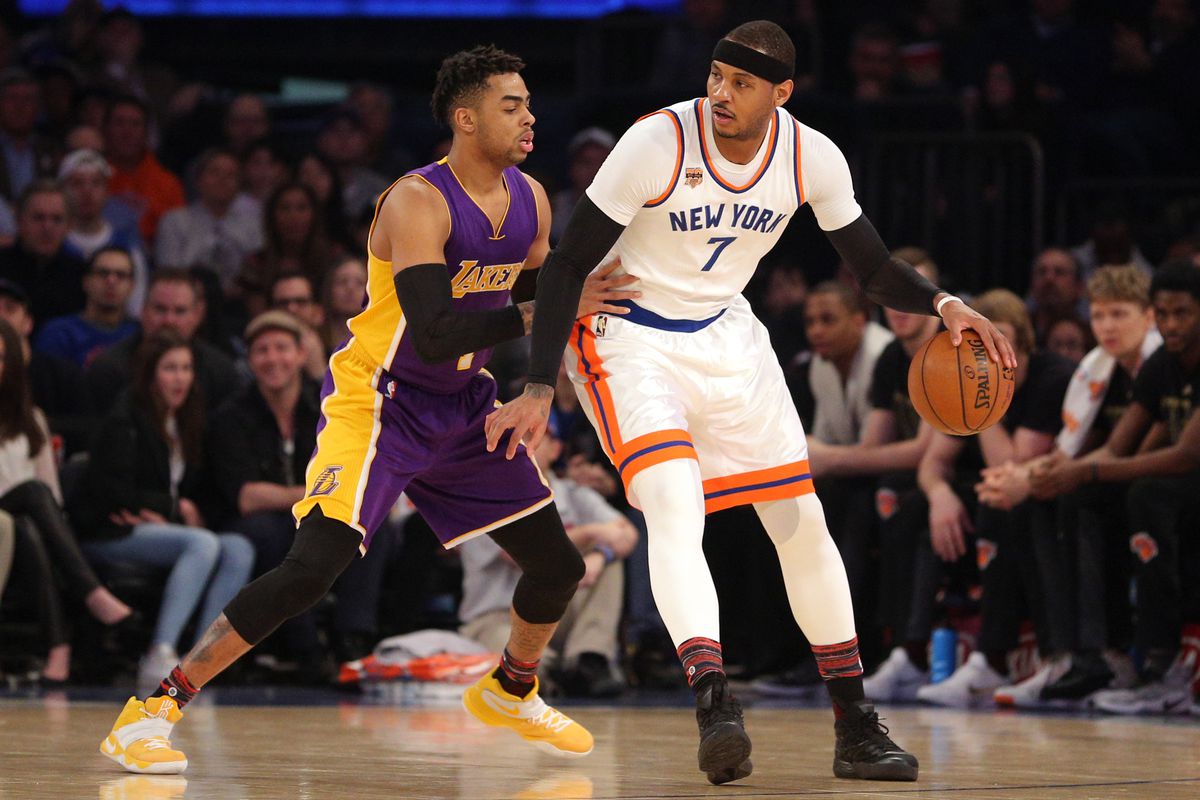NBA: Los Angeles Lakers at New York Knicks