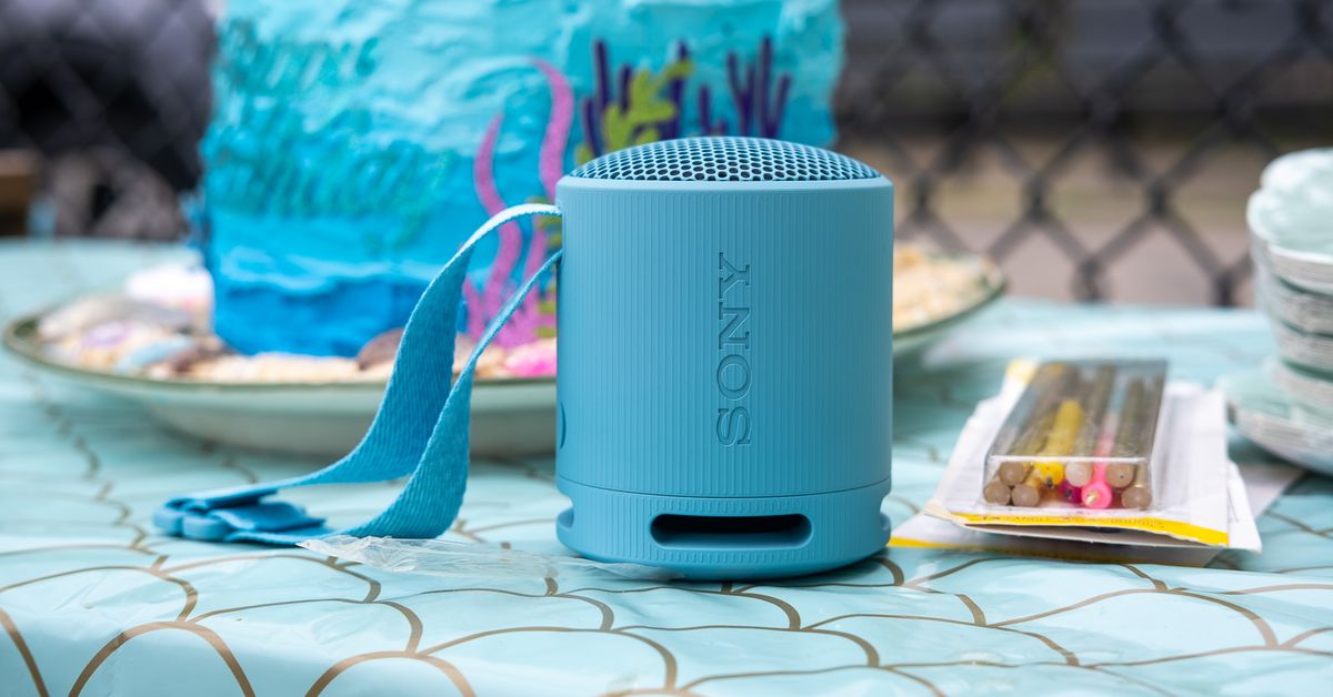 Sony’s small but mighty XB100 speaker is cheerful and very cheap