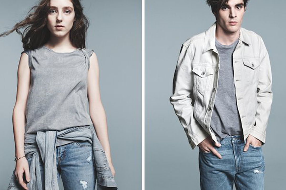 Gap's look for spring. Images via Fashionista.