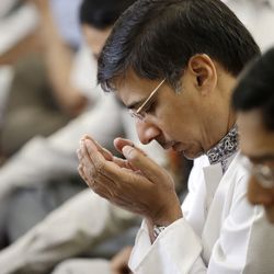 Nadeem Qureshi attends midday prayers at the Islamic Center of Murfreesboro on Friday, Aug. 10, 2012, in Murfreesboro, Tenn. Opponents of  the mosque waged a two-year court battle trying to keep it from opening.
