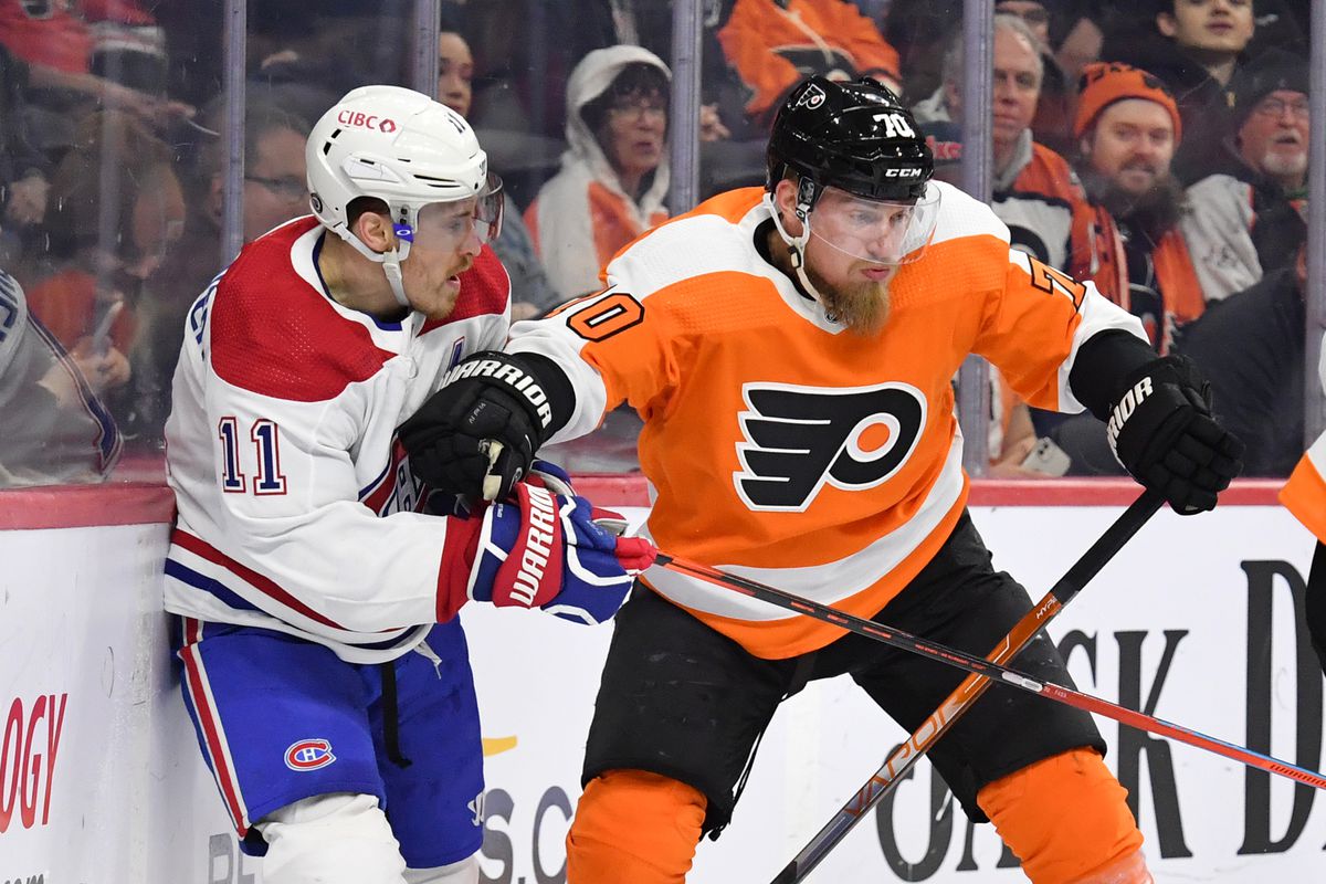 NHL: Montreal Canadiens at Philadelphia Flyers