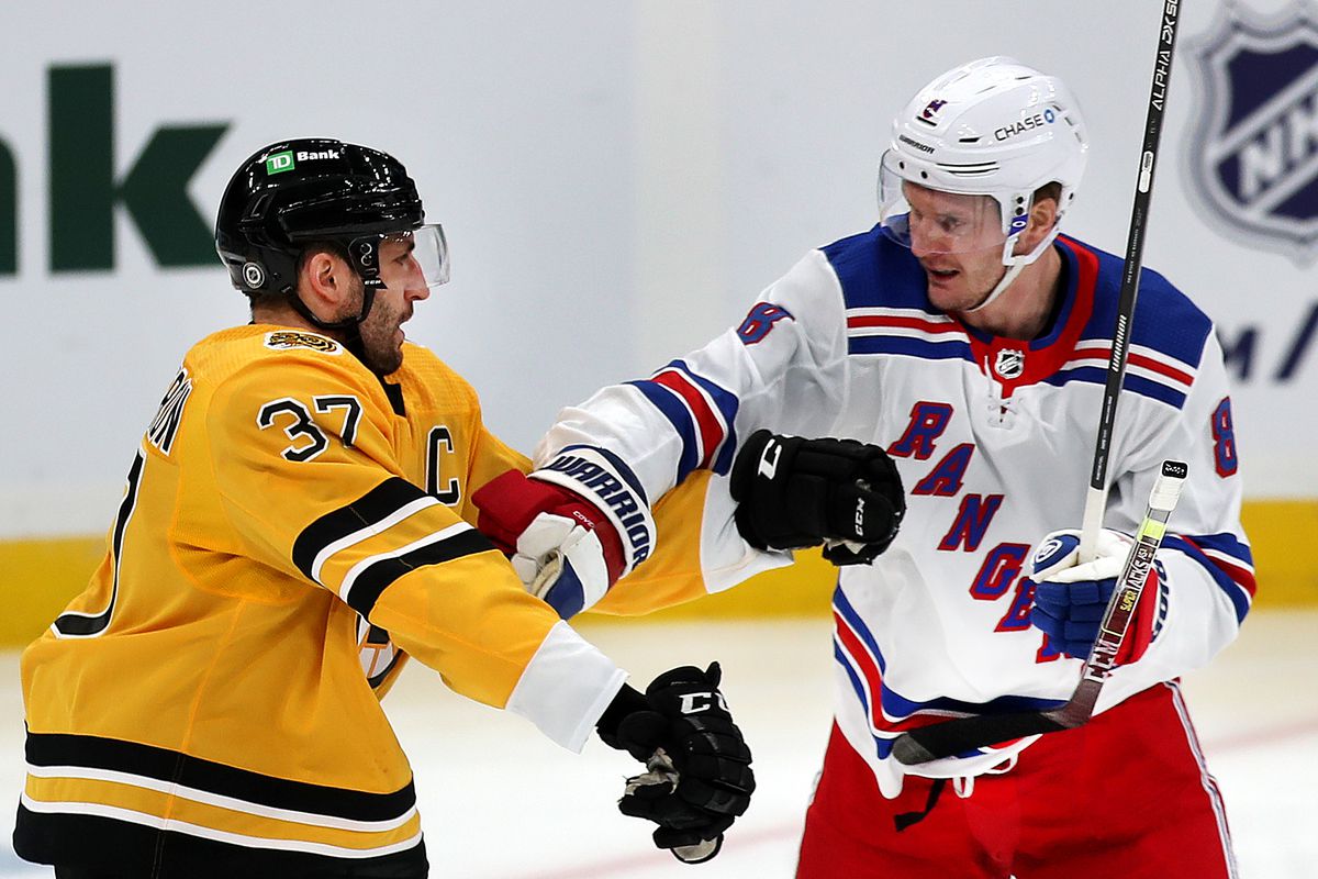 New York Rangers Vs Boston Bruins At TD Garden