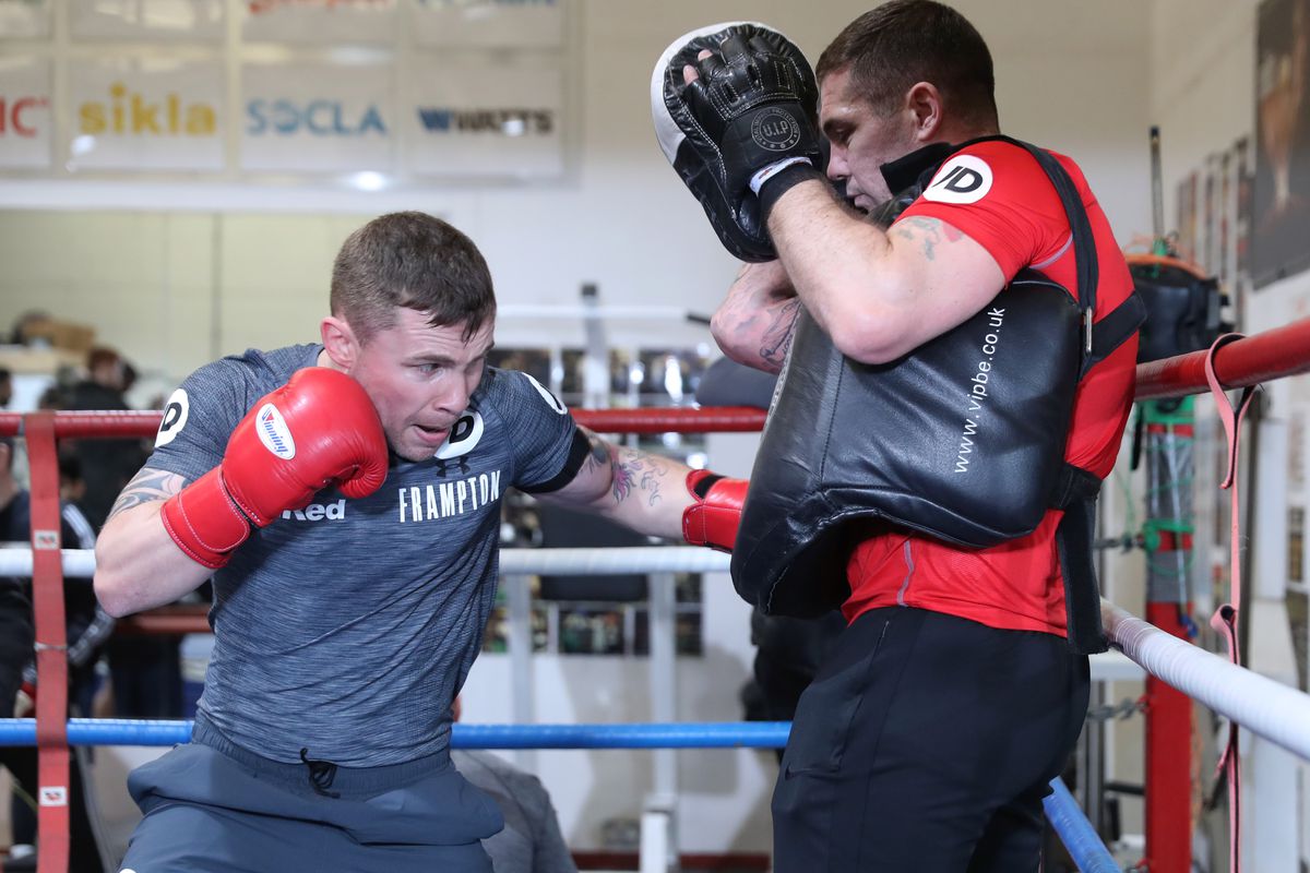 Carl Frampton and Martin Murray Media Work Outs