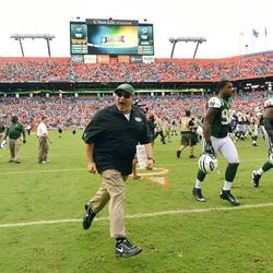 New York Jets offensive coordinator Tony Sparano was quite pleased with his team's overtime win against the Miami Dolphins.