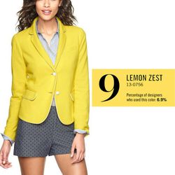 <b>Gap</b> Pique Academy Blazer in lemon zest, <a href="http://www.gap.com/browse/product.do?vid=1&pid=351479022">$88</a>