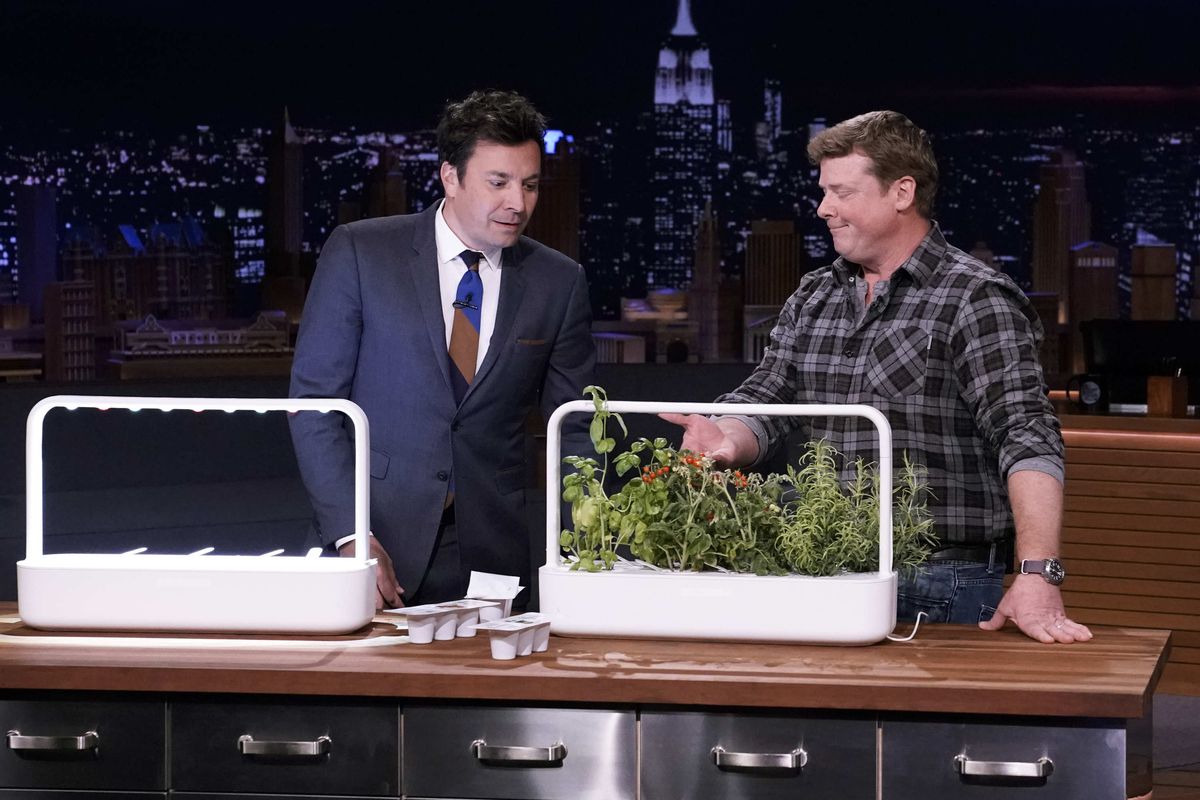 <p>Kevin O'Connor shows Jimmy Fallon how to keep up with an indoor herb and vegetable garden during the winter months. </p>