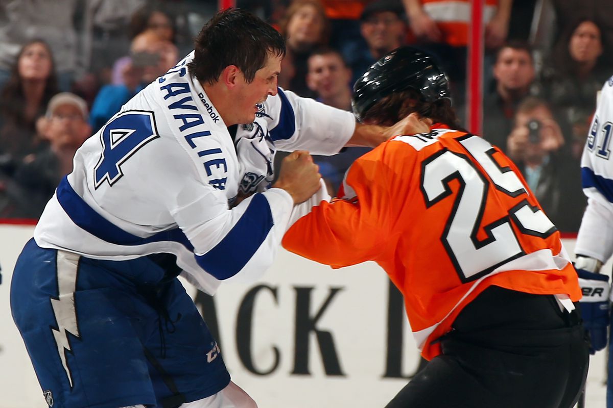 If nothing else, we can be pretty sure Lecavalier won't be on a line with Max Talbot.
