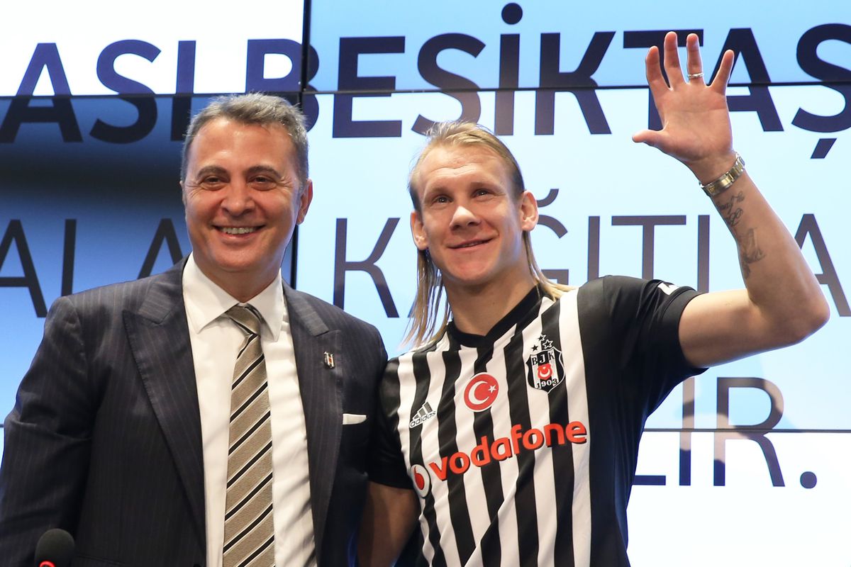 Besiktas new transfer Domagoj Vida’ signing ceremony