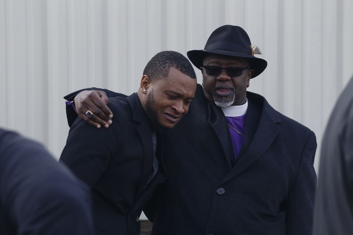 Family and friends gathered Friday at First Church of God in La Porte, Ind., for a funeral service to mourn the death of Dr. Tamara O’Neal. | Nader Issa/Sun-Times