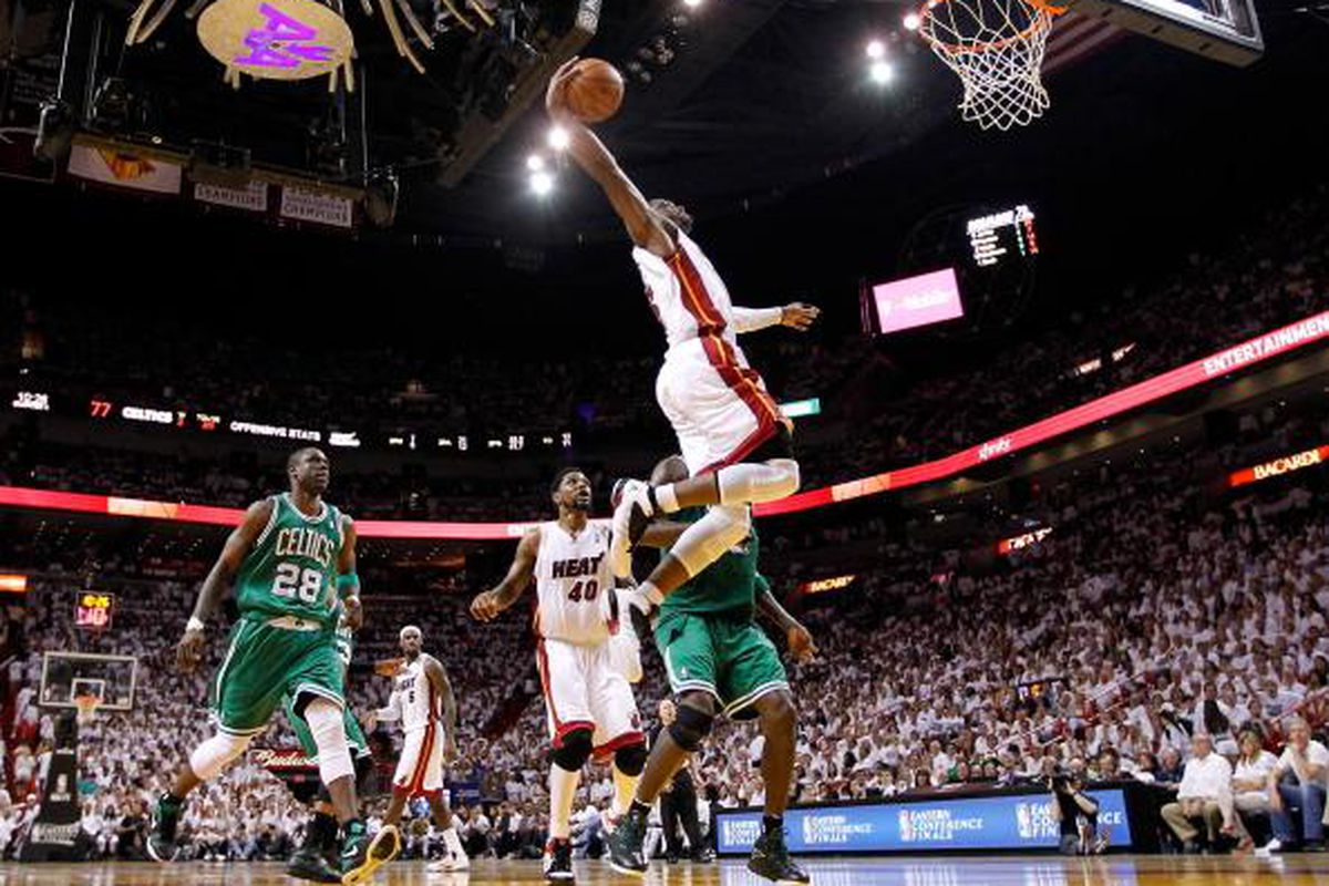 The Miami Heat came on in a fourish at the end to finish off the Boston Celtics in the NBA Eastern Conference finals.