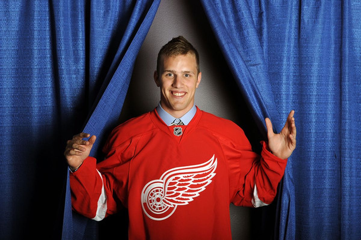 Riley Sheahan, the Red Wings first round selection