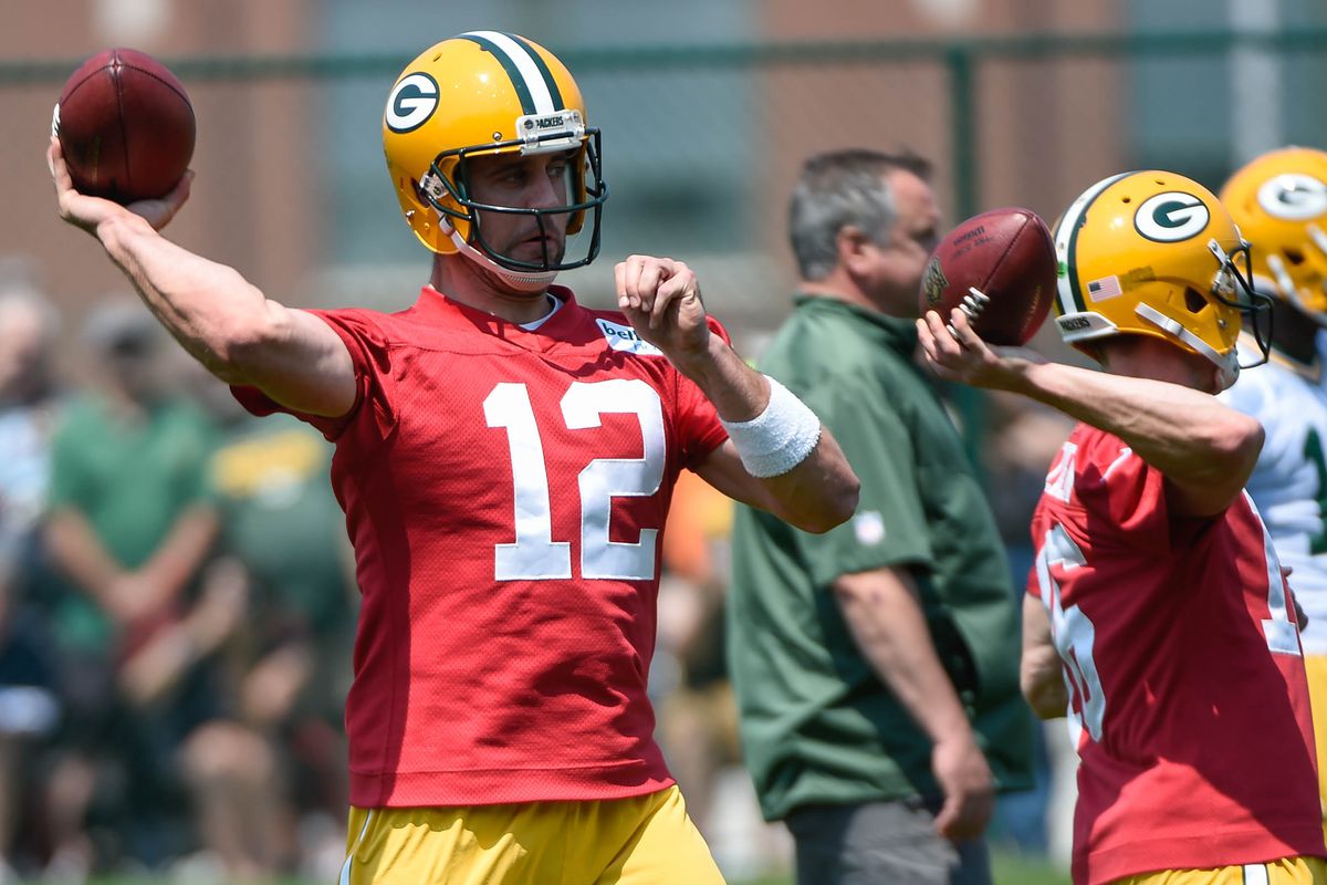 The Packers' gunslinger was using a different kind of firearm today.