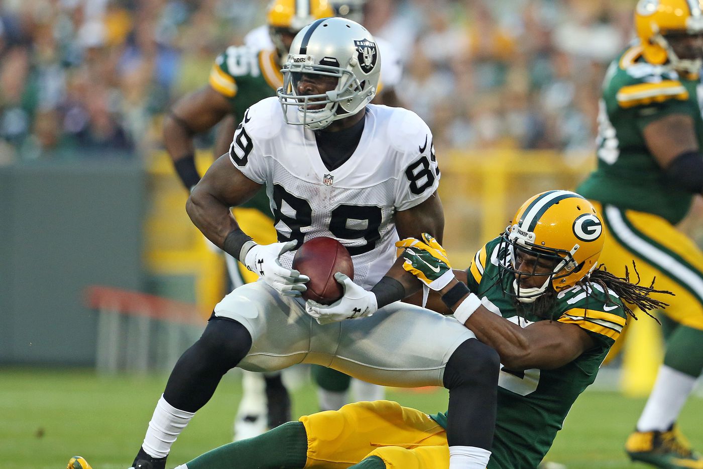 James Jones left Green Bay for Oakland for one year, but was back the following season.