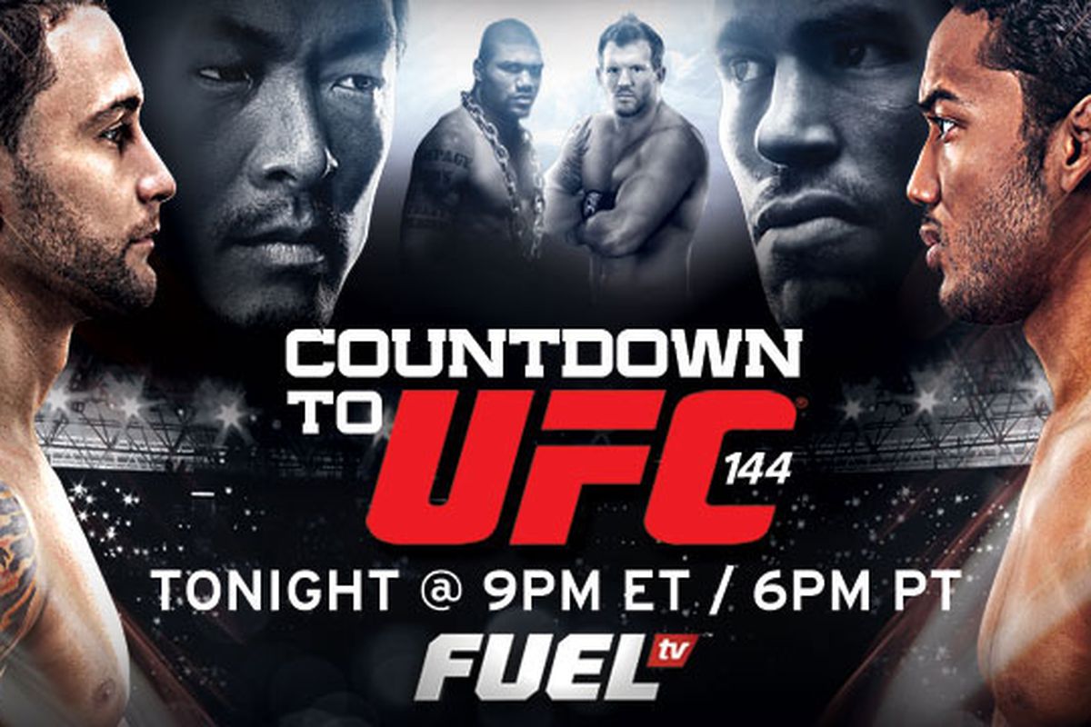 UFC 144 "Countdown" poster via <a href="http://media1.mm.ticketmaster.com/zuffa%20llc/email/UFC144_COUNTDOWN_EMAIL.JPG">Ticketmaster.com</a>.