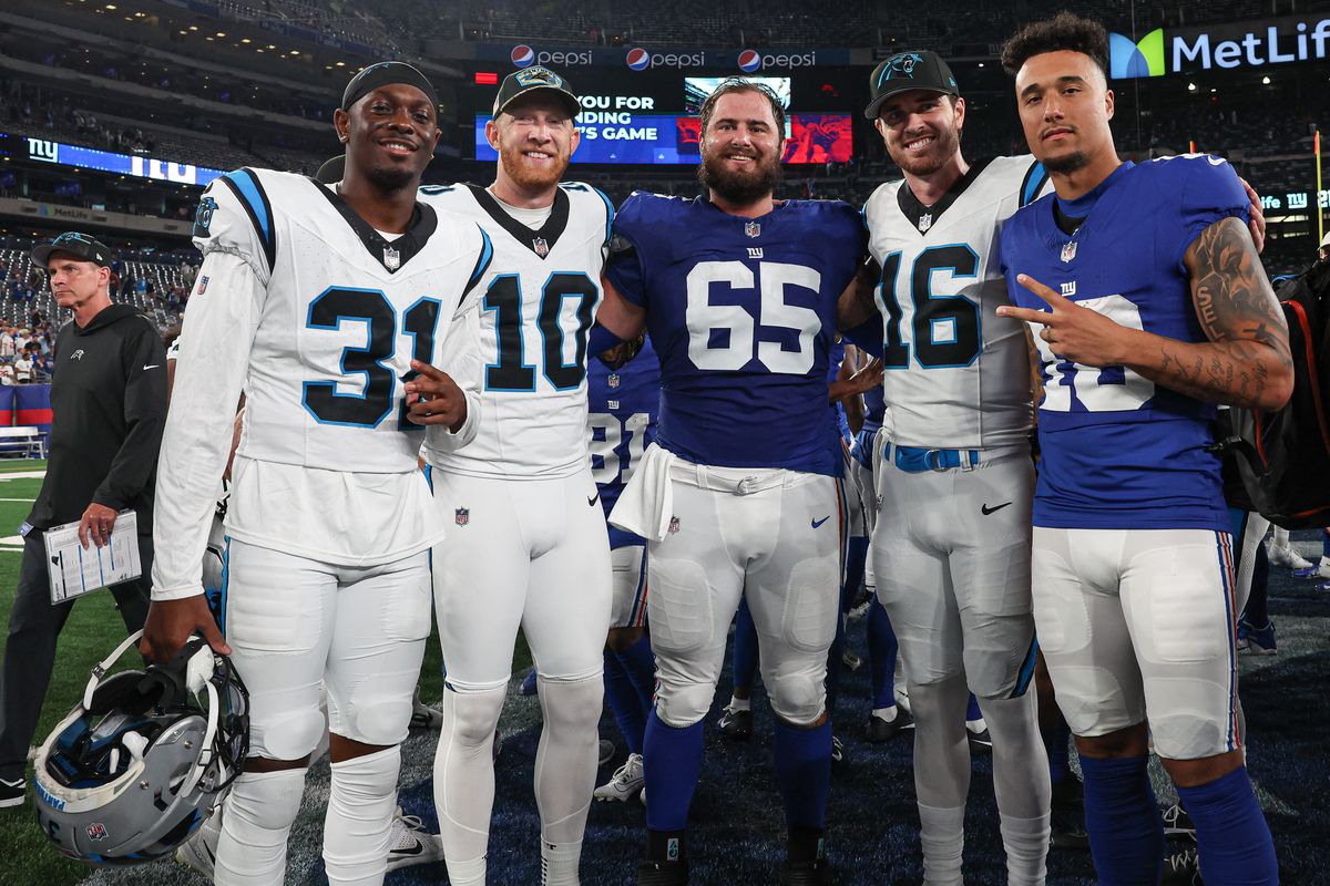 NFL: Preseason-Carolina Panthers at New York Giants