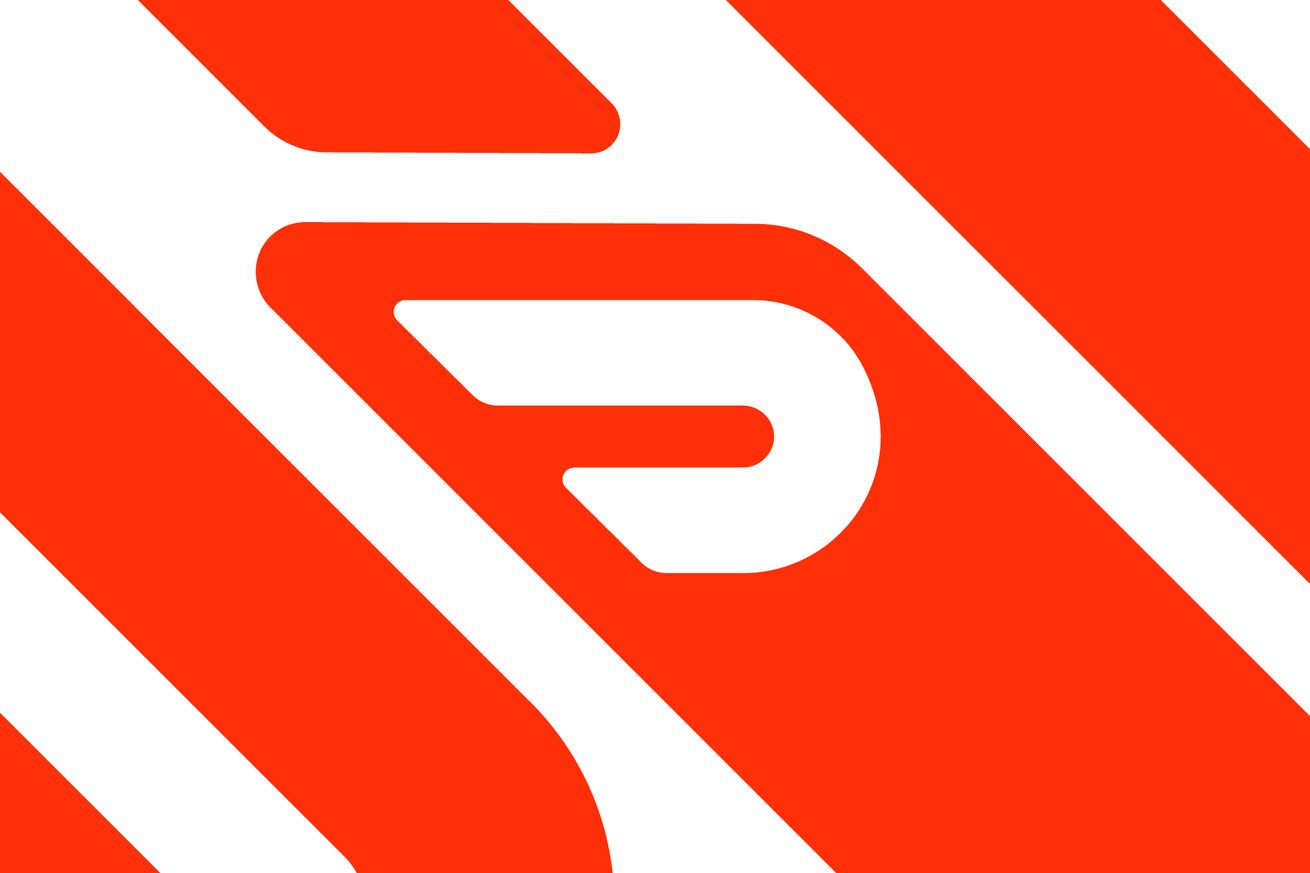 The DoorDash logo in red and white