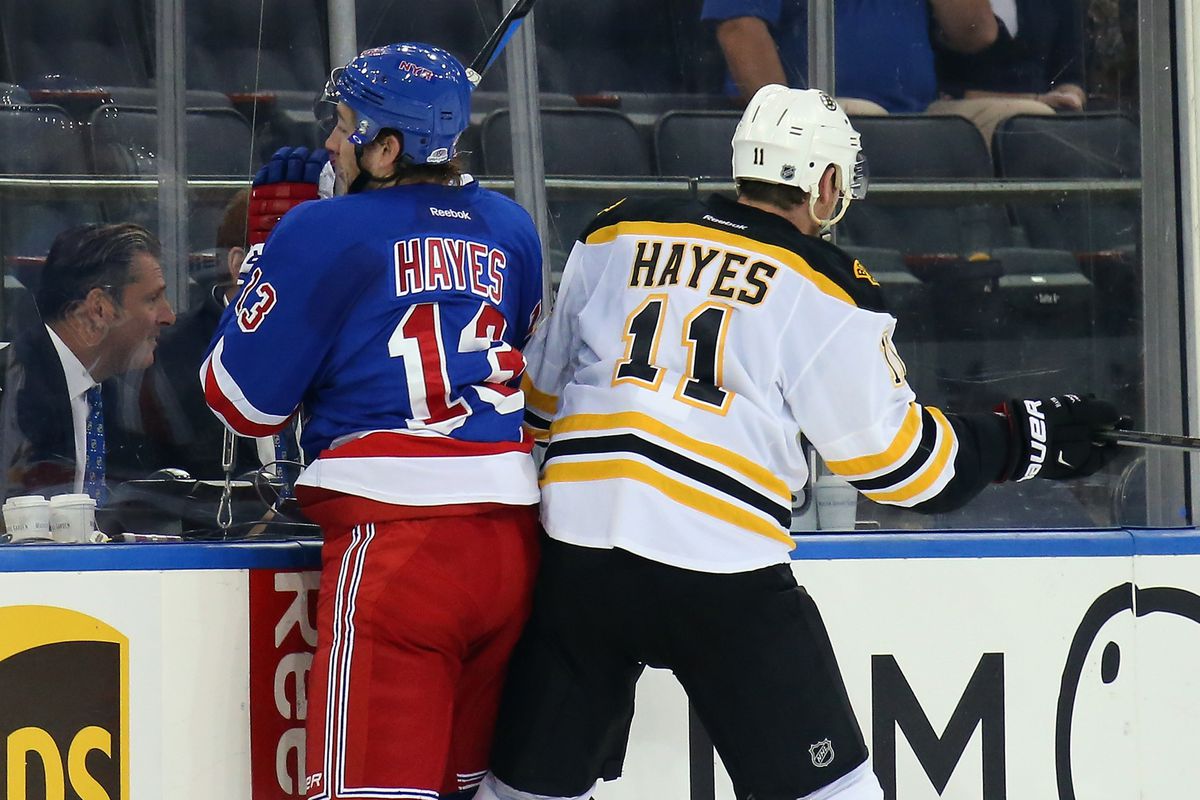 How about a little (Kevin) Hayes on (Jimmy) Hayes action?