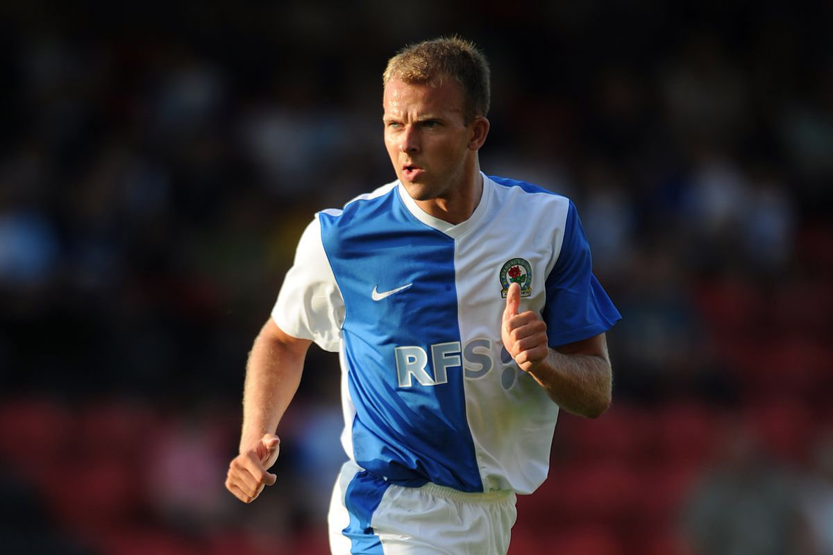 Blackburn's Jordan Rhodes with two goals for the hosts