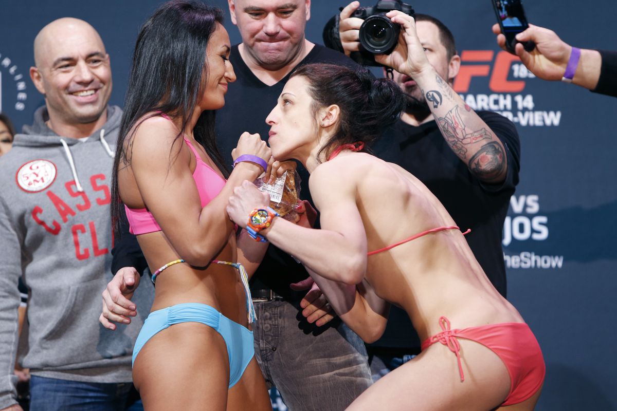 Carla Esparza will defend her title against Joanna Jedrzejczyk in the UFC 185 co-main event Saturday.