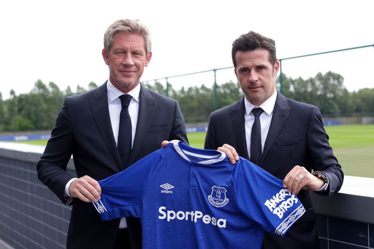 Marcel Brands and Marco Silva