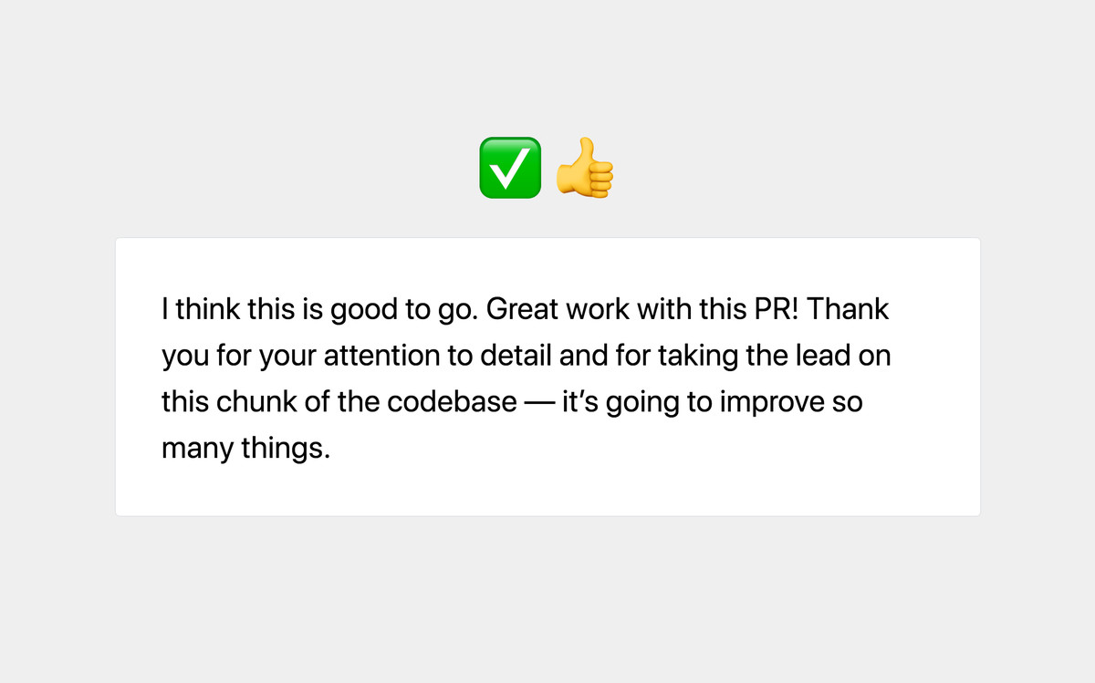 I think this is good to go. Great work with this PR! Thank you for your attention to detail and for taking the lead on this chunk of the codebase —&nbsp;it’s going to improve so many things.