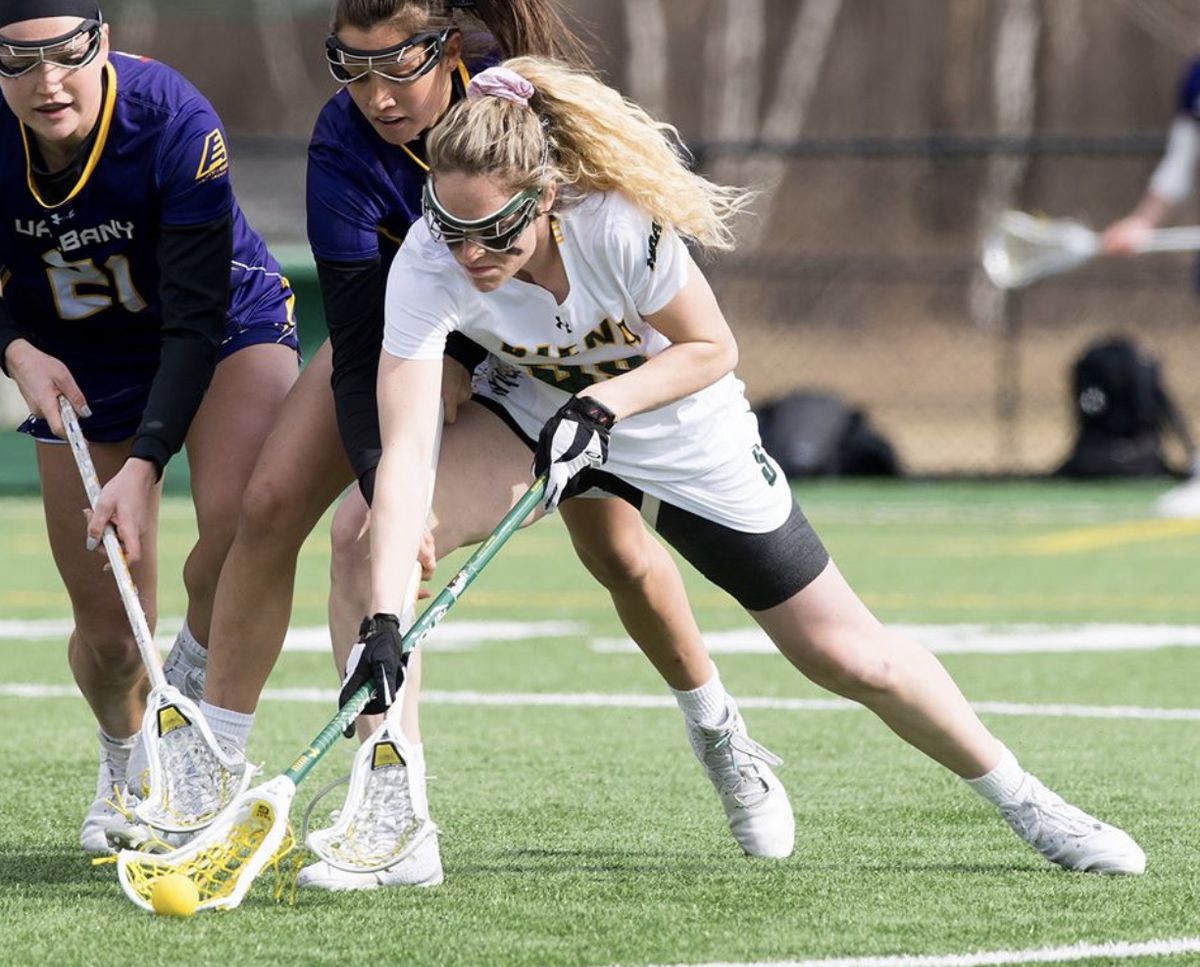 Therese Pitman had a standout lacrosse career at Siena College.