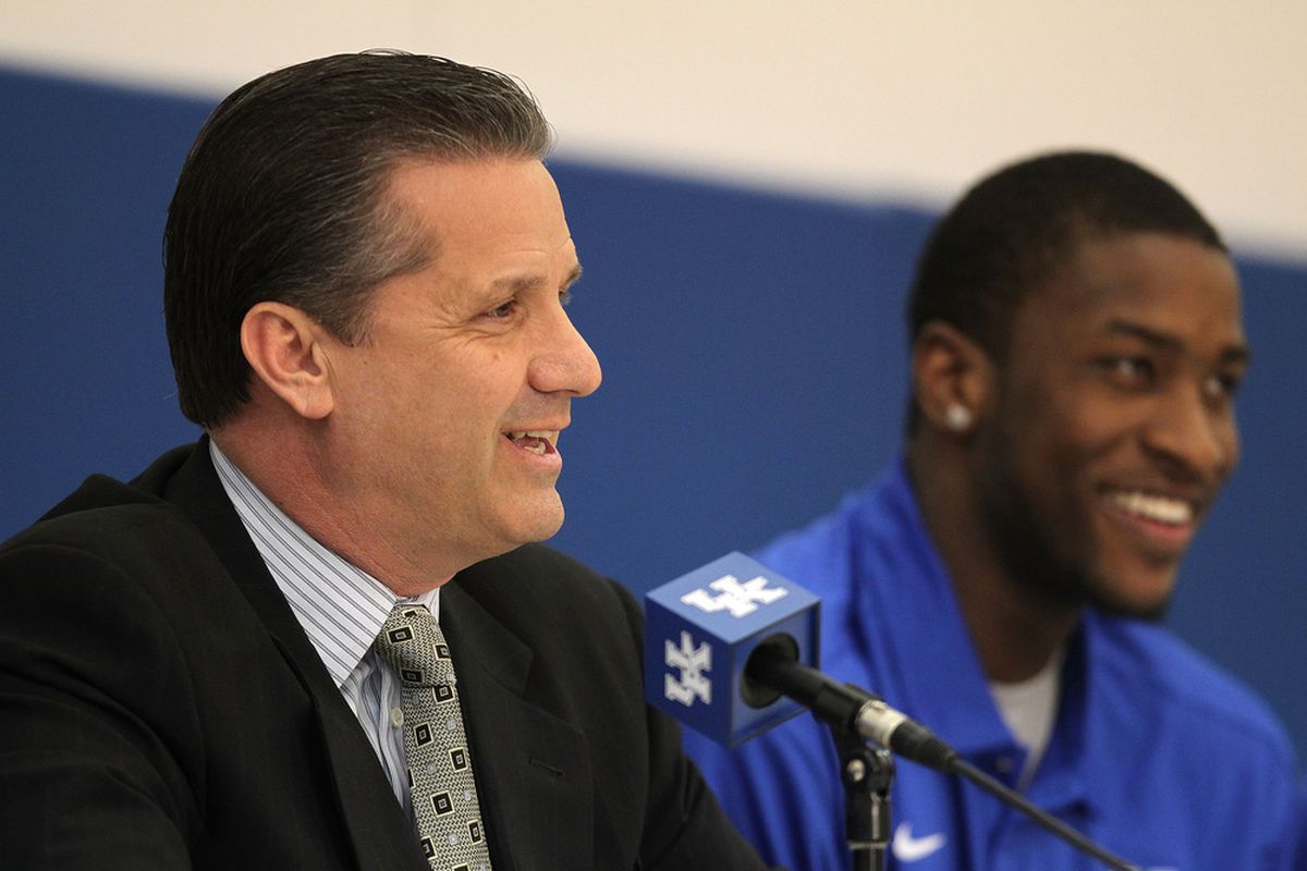 I am Calipari, Destroyer of Rivalries.  (Photo by Andy Lyons/Getty Images)