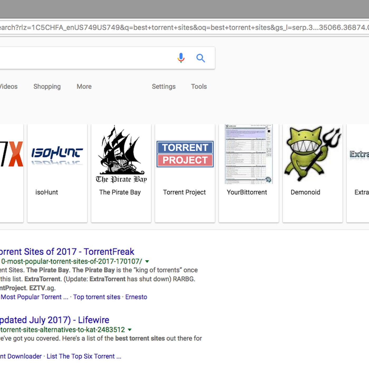 Google now casually highlights 'best torrent sites' [Updated] - The Verge