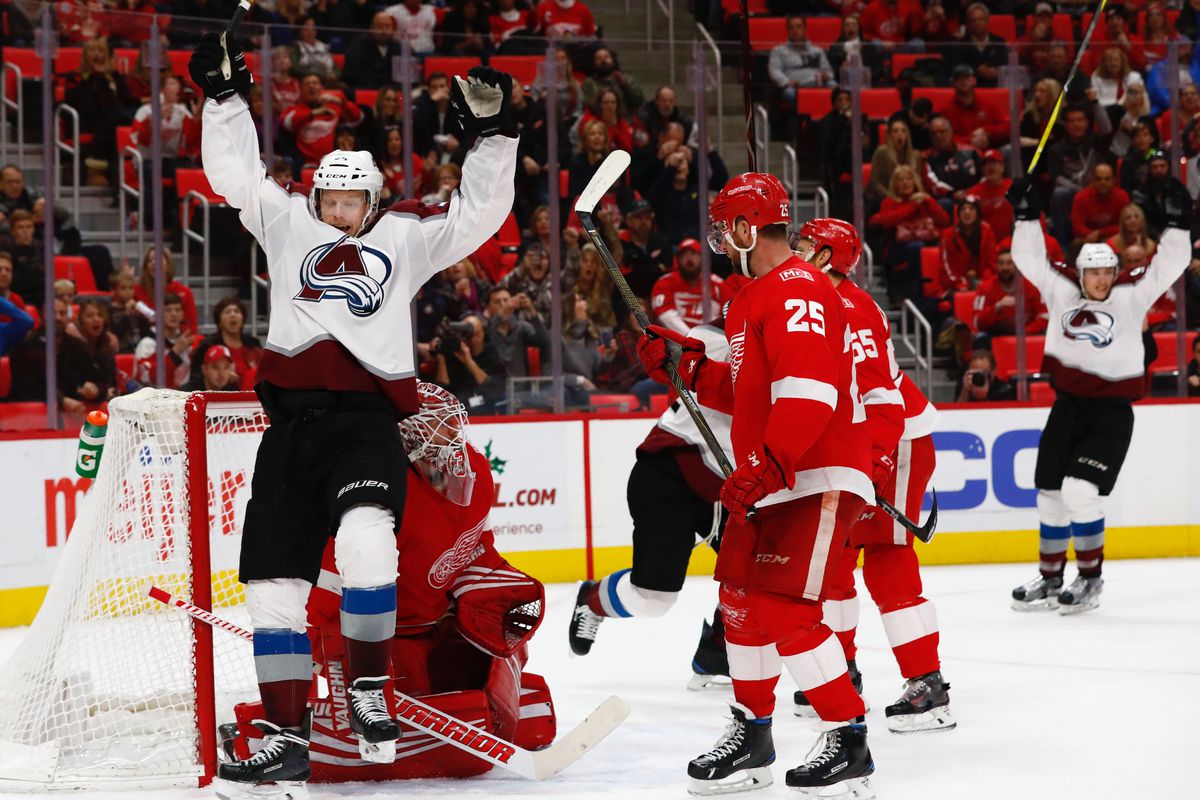 NHL: Colorado Avalanche at Detroit Red Wings