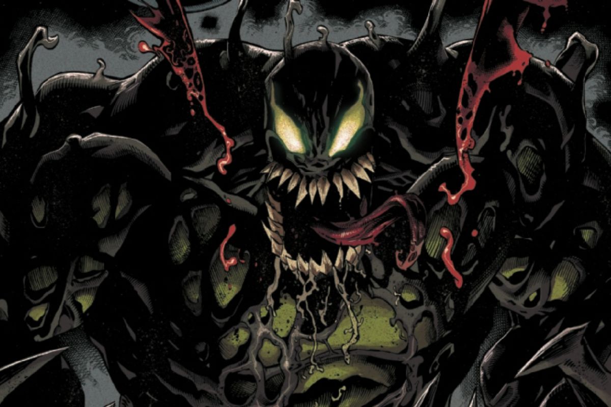 The Venom symbiote merges with the Hulk in Absolute Carnage #3, Marvel Comics (2019).