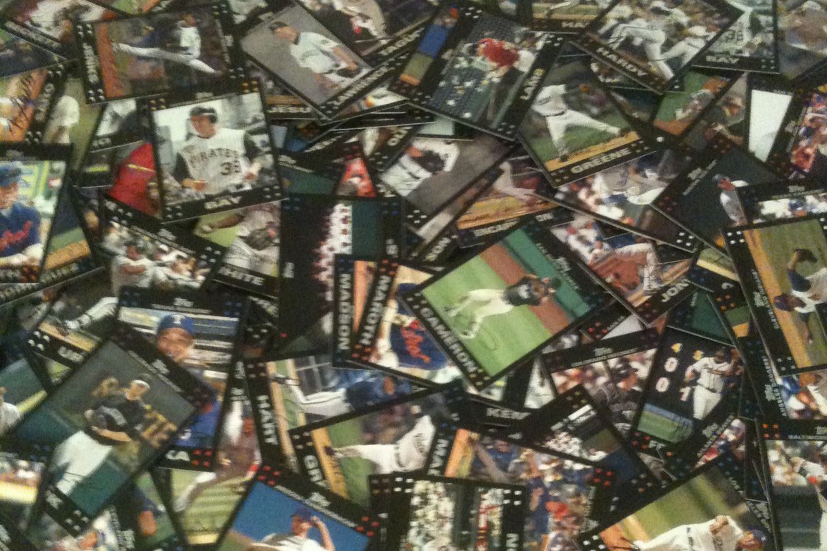 These are not the baseball cards that I opened, but they /are/ baseball cards.
