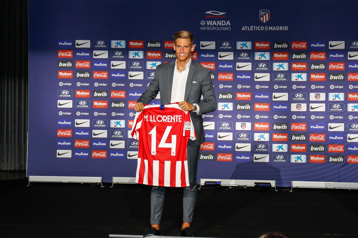 Presentation Of Atlético De Madrid New Football Player Marcos Llorente
