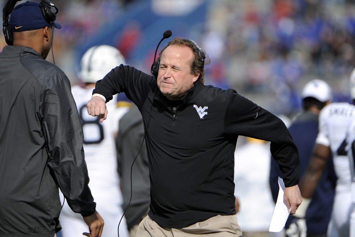 Holgorsen doesn't like what he sees in the game against TCU last season.