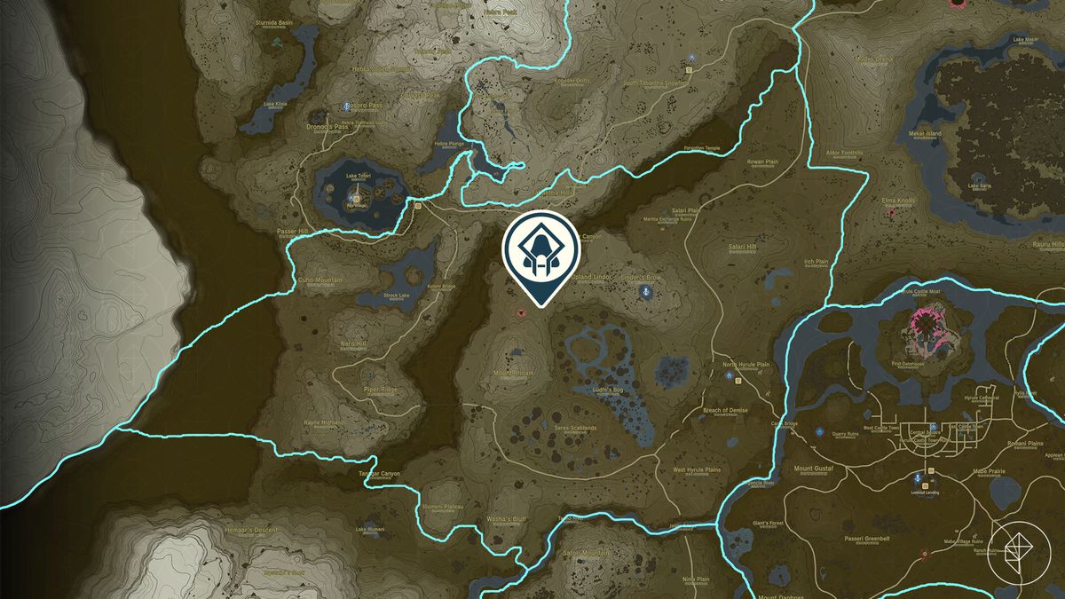 Runakit Shrine location on the Legend of Zelda: Tears of the Kingdom map