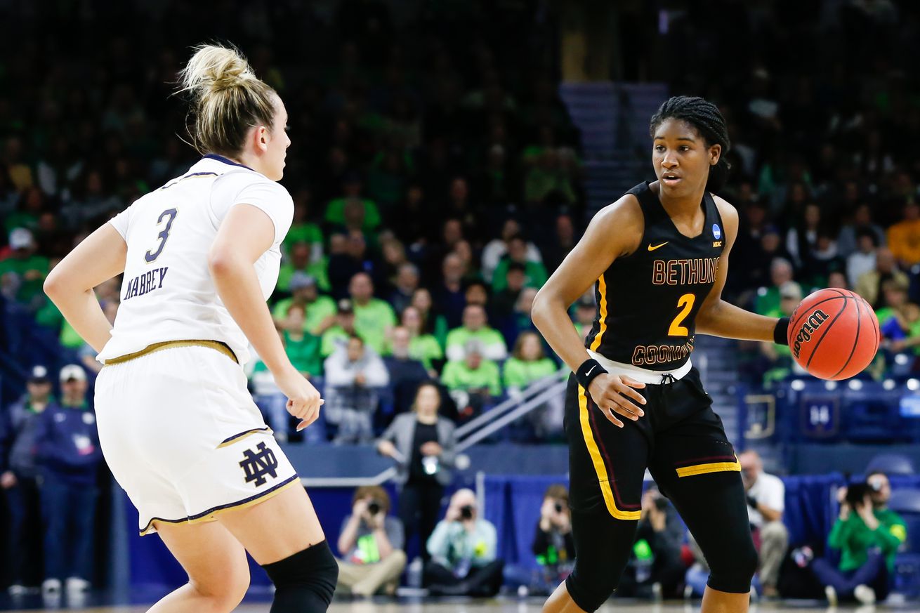 NCAA BASKETBALL: MAR 23 Div I Women’s Championship - First Round - Bethune-Cookman v Notre Dame