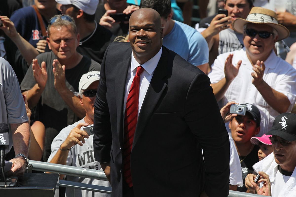 Frank Thomas' size will probably be used against him.