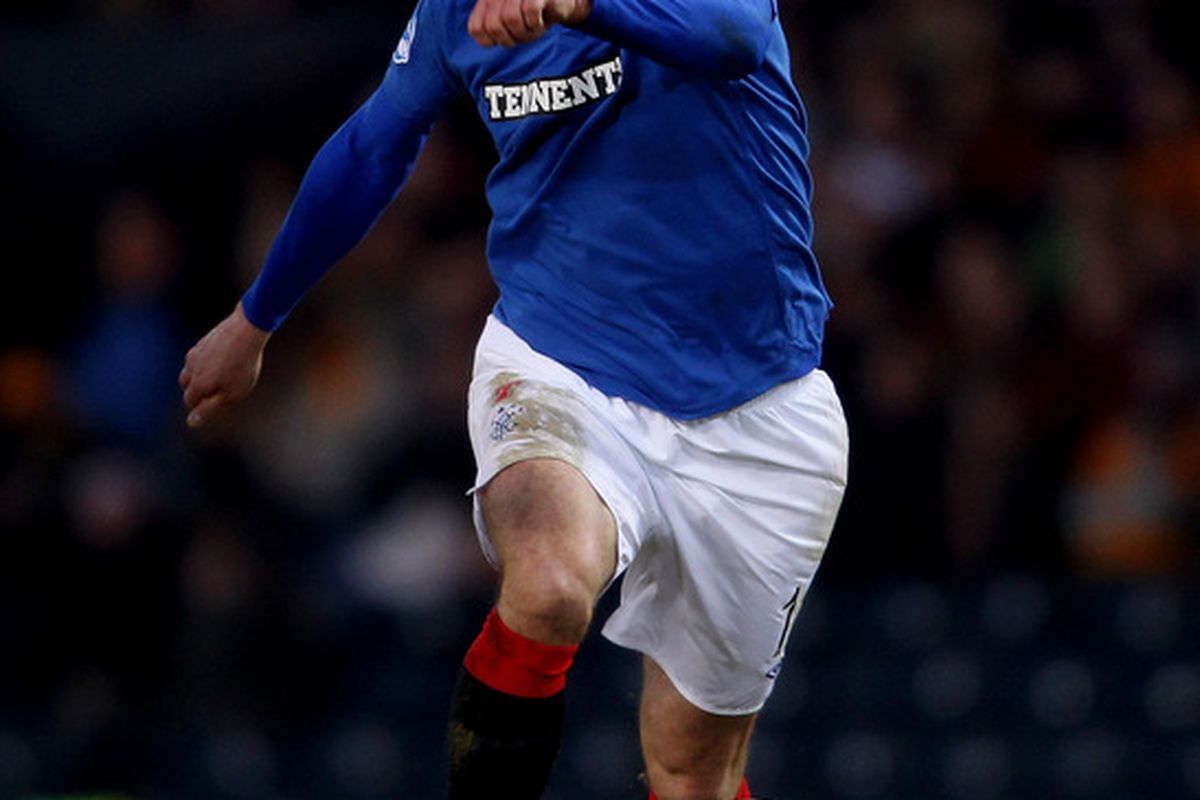 GLASGOW SCOTLAND - JANUARY 30:  Nikica Jelavic is poised to sign for Everton.