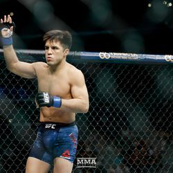 Henry Cejudo gets ready for his fight at UFC 227.