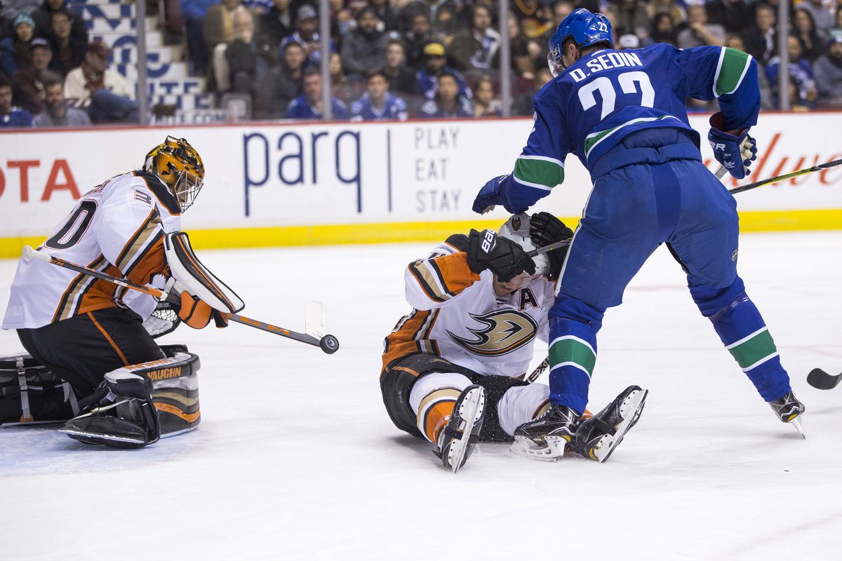 NHL: Anaheim Ducks at Vancouver Canucks