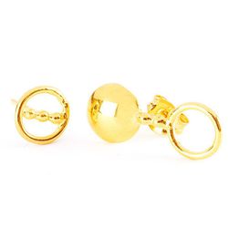 <span class="credit">Mismatched Circle Earrings, $40</span></br></br>
<strong>What's your favorite piece from the collection?</strong></br>
"I love the anklet. I'd wear it with the perfect nude 'nothing shoe,' a white tank, and tattered-up denim." (Hmm,