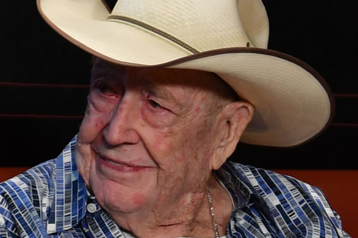 Poker Hall of Fame Inductee Doyle Brunson attends the grand opening of Horseshoe Las Vegas on March 24, 2023 in Las Vegas, Nevada.