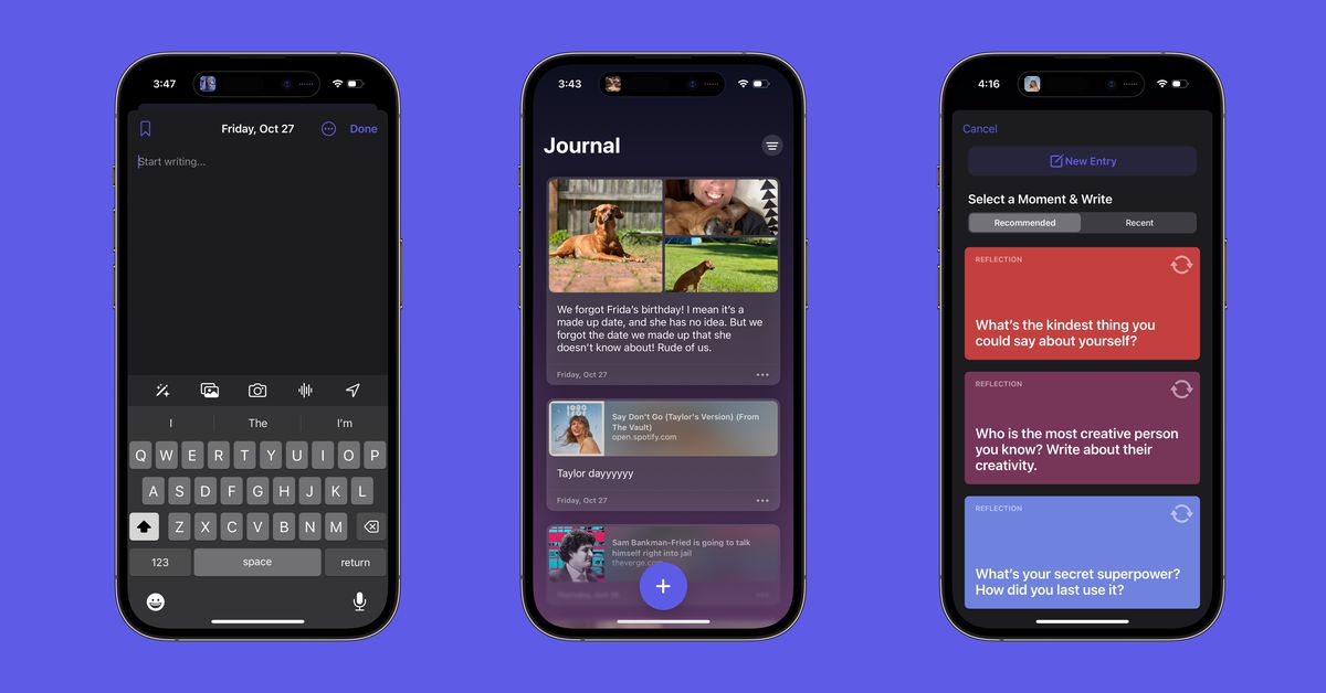 يعد تطبيق Apple’s Journal ذكيًا جدًا – ونوعًا أساسيًا