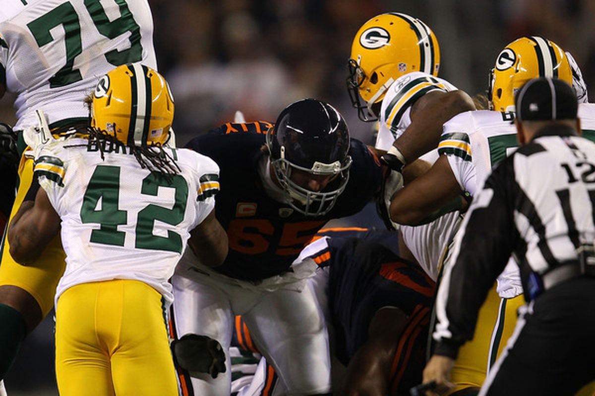 PACKERS....YOU SHALL NOT PASS!!!!!!!!!  (Photo by Jonathan Daniel/Getty Images)
