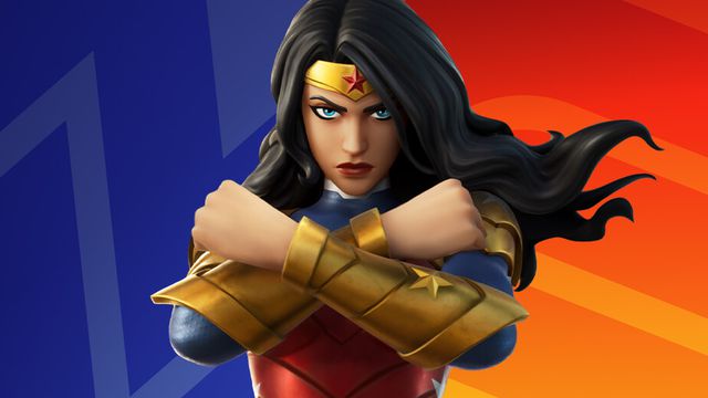 The Wonder Woman skin in Fortnite 