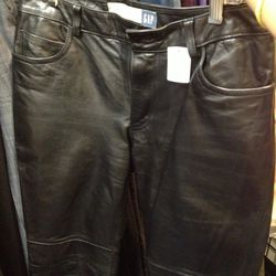 Gap leather pants, $50